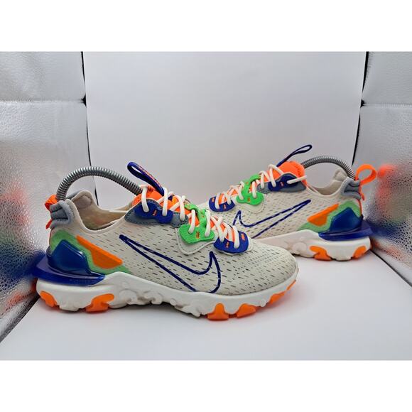 Size 6.5W | 5M - Nike React Vision Pale Ivory Concord (Women's) - C17523-104 - Picture 1 of 9